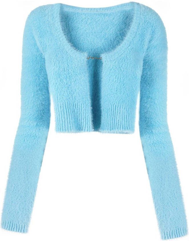 Jacquemus La Maille Neve Manches Longue vest Blauw