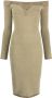 Jacquemus Off-shoulder polojurk Groen - Thumbnail 1