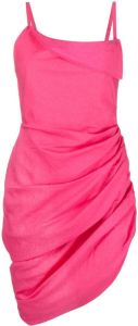 Jacquemus Asymmetrische jurk Roze