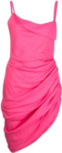 Jacquemus Asymmetrische jurk Roze