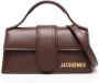 Jacquemus Le Bambino leren shopper Bruin - Thumbnail 1