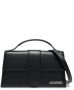 Jacquemus Le Grand Bambino suède shopper Zwart - Thumbnail 1
