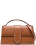 Jacquemus Le Grand Bambino suède shopper Bruin - Thumbnail 1