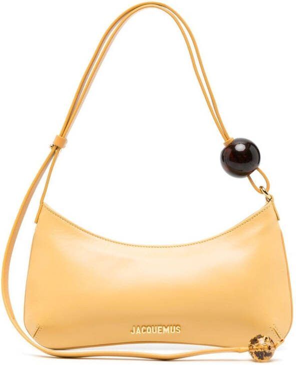 Jacquemus Le Bisou Perle draagtas Geel