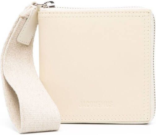 Jacquemus Le Carre Rond portemonnee Beige
