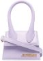 Jacquemus Le Chiquito Long leren shopper Paars - Thumbnail 1