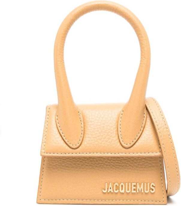 Jacquemus Le Chiquito leren mini-tas Beige