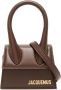 Jacquemus Le Chiquito Long leren shopper Bruin - Thumbnail 1