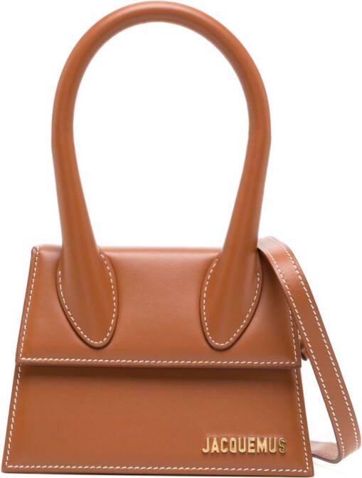 Jacquemus Le Chiquito tas met handgreep Bruin