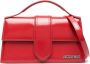 Jacquemus Le Grand Bambino suède shopper Rood - Thumbnail 1