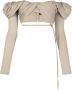 Jacquemus Off-shoulder blouse Beige - Thumbnail 1