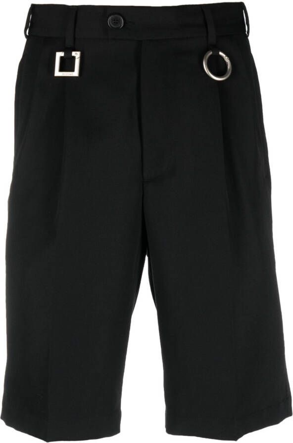 Jacquemus Le Short Rond Carré shorts Zwart