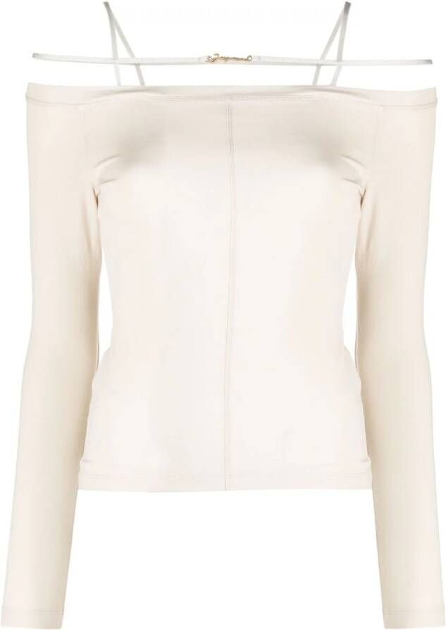 Jacquemus Katoenen T-shirt Beige