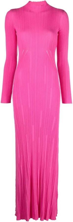 Jacquemus Geplooide maxi-jurk Roze