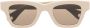 Jacquemus Les Lunettes zonnebril met vierkant montuur Beige - Thumbnail 1