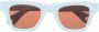 Jacquemus Les Lunettes zonnebril met vierkant montuur Blauw - Thumbnail 1