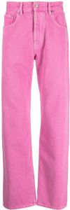 Jacquemus Jeans met logopatch Roze