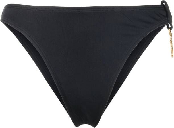 Jacquemus Bikinislip met logoplakkaat Zwart