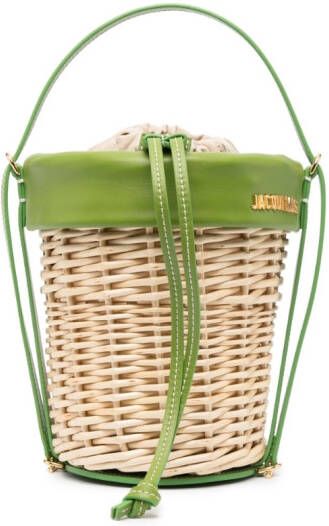 Jacquemus Bucket-tas met logoplakkaat Beige