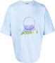 Jacquemus T-shirt met print Blauw - Thumbnail 1