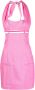 Jacquemus Mini-jurk met halternek Roze - Thumbnail 1