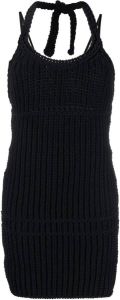Jacquemus Mini-jurk met halternek Zwart