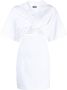 Jacquemus La Robe T-Shirt Bahia mini-jurk met uitgesneden details Wit - Thumbnail 1