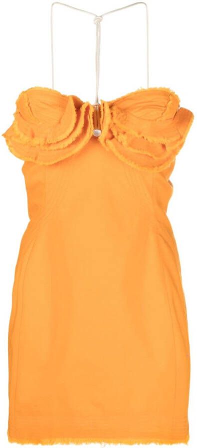 Jacquemus Mini-jurk Oranje
