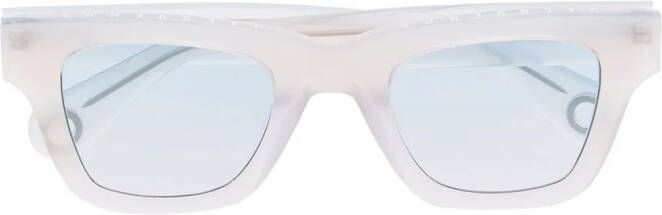Jacquemus Nocio zonnebril met D-montuur Beige