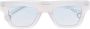 Jacquemus Nocio zonnebril met D-montuur Beige - Thumbnail 1