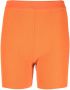 Jacquemus Le Short Arancia geribbelde fietsshorts Oranje - Thumbnail 1