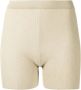Jacquemus Ribgebreide shorts Beige - Thumbnail 1