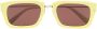 Jacquemus Soli zonnebril met D-montuur Geel - Thumbnail 1
