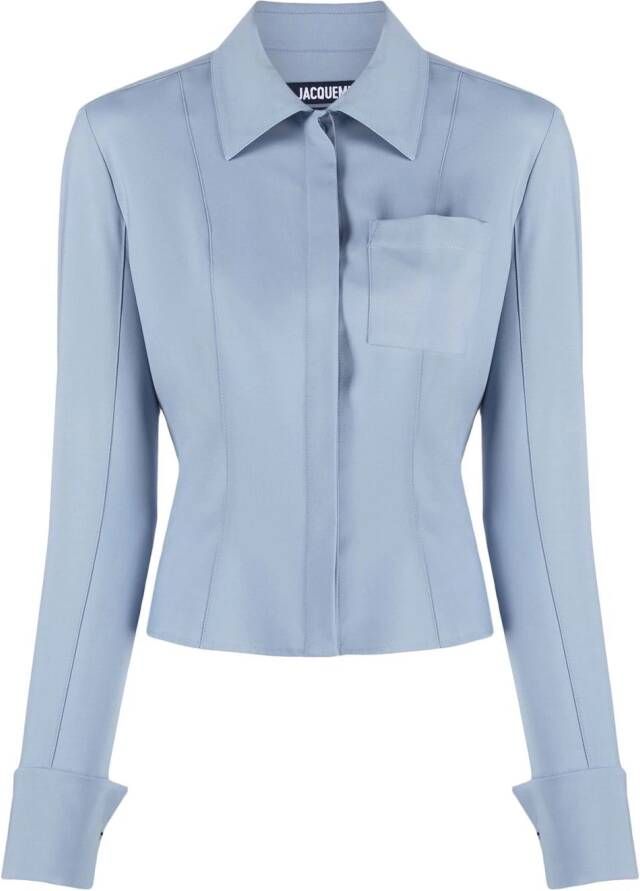 Jacquemus Stretch blouse Blauw