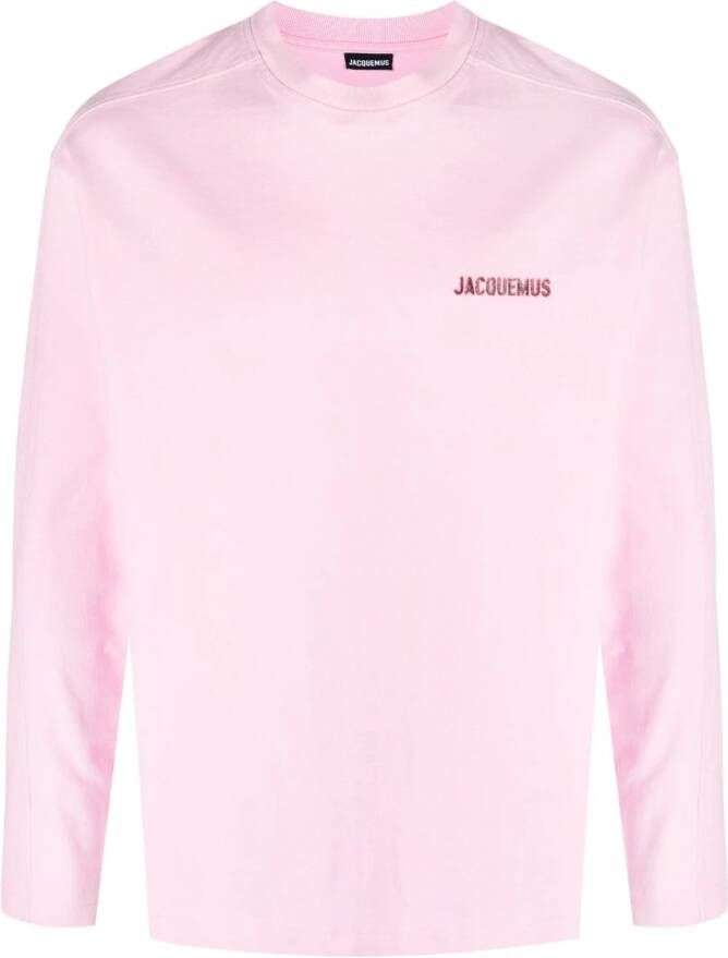 Jacquemus Sweater met logoprint Roze