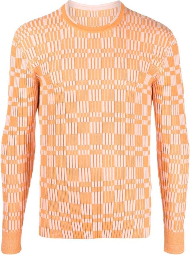 Jacquemus Sweater met print Oranje