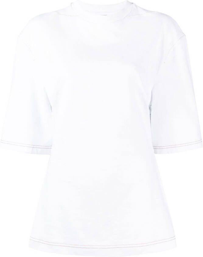 Jacquemus T-shirt met afwerking Wit