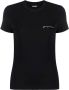 Jacquemus T-shirt met geborduurd logo Zwart - Thumbnail 1