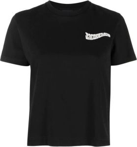 Jacquemus T-shirt met logoprint Zwart