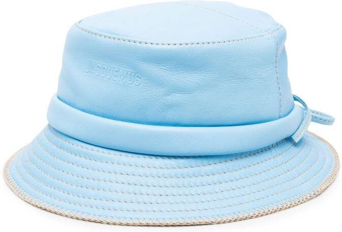 Jacquemus Vissershoed met striksluiting Blauw
