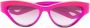 Jacques Marie Mage Slade zonnebril met cat-eye montuur Roze - Thumbnail 1