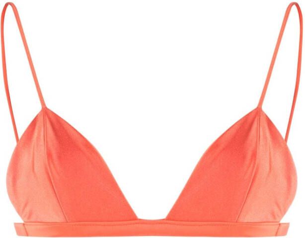 JADE Swim Metallic bikinitop Oranje