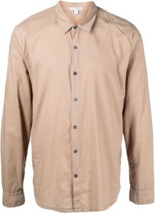 James Perse Button-down overhemd Bruin