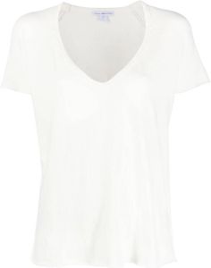 James Perse Casual T-shirt Wit