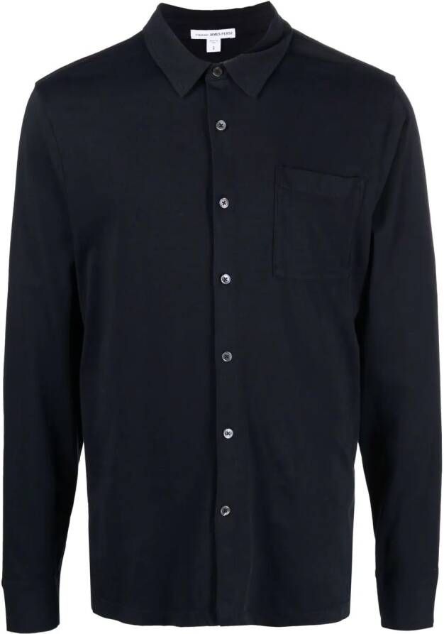 James Perse Effen overhemd Blauw