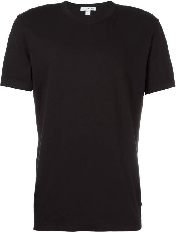 James Perse effen T-shirt Zwart