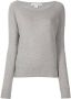 James Perse Fleece sweater Grijs - Thumbnail 1