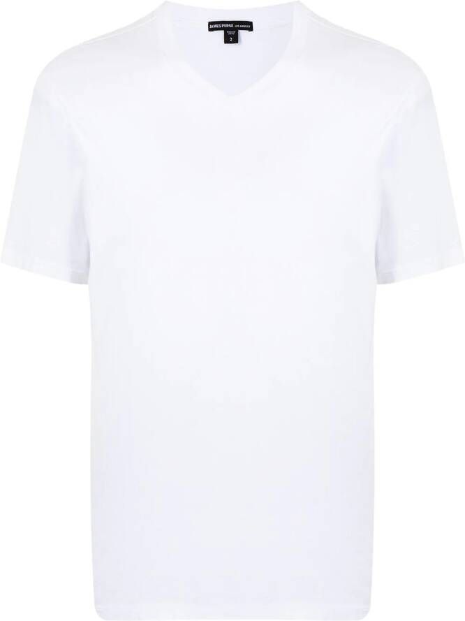 James Perse Jersey T-shirt Wit