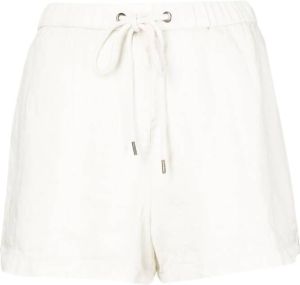 James Perse Linnen shorts Wit