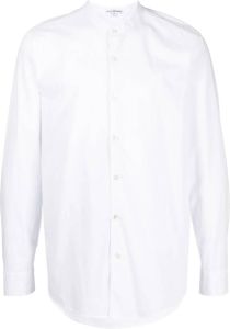 James Perse Overhemd met bandkraag Wit